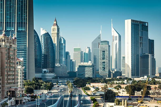 Tall buildings in Dubai, United Arab Emirates
